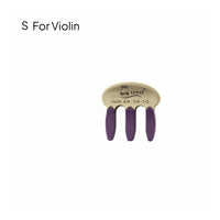 Lowers Volume Metal Violin Mute Full Muting Violin Practice Mute Rubber Covered Sound Dampener Easy to Attach