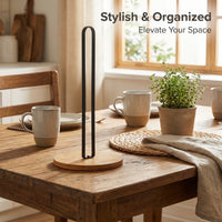 Paper Towel Holder Premium, Standing Paper Towel Holder, Modern Minimalist Paper Towel Holder, Kitchen Counter Paper Towel Holder
