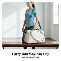 Wear-Resistant Material Badminton Racket Bag Multiple Pockets Badminton Equipment Bag Heavy Duty for Weekend Trips