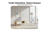 Light Luxury & design 2-Tier glass tablesurface Multi-Functional Nightstand space-efficient home design Furniture Sturdy Construction for Apartment Dwellers, Homeowners, Students, Beside Sofa, Living Room, Bedroom, Small areas
