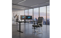 Thick Seat Cushion Student Study Chair Stable Steel Frame Adjustable Office Chair for Students, Conference Room