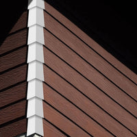 8 Pieces Aluminum Corner Corners with Nails Tapered Siding Corner Corners Hassle Hardware for Homeowners