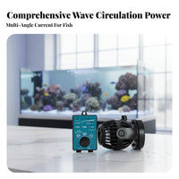 Wavemaker Water Movement Manager Aquarium Circulation Pump Simulates Water Movements Submersible Water Circulator Pump for Coral Aquariums