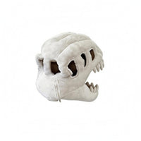 Cuddly Dinosaur Skull Open Jaw Wearable Dinosaur Skull Stitched Eye Openings Costume