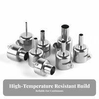 High Temperature Resistant Hot Nozzle Long-Lasting BGA Rework Nozzle Locking Screw Design for DIY Enthusiasts, Electronics Repair