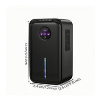 Desktop Humidity Absorber Portable Humidity Absorber with Water-Level Window Quiet Appliance for Bedroom, Office