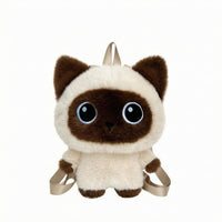 Shoulder Straps Soft Fabric Cat Bag Top Handle Cat Soft Fabric Backpack for Children