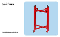 Wheeled upright Drum Stand Sturdy Construction Percussion holder Easy Assembly
