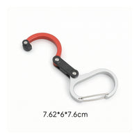 Lightweight Mountaineering Buckle Portable Quick Hook Compact Carabiner Heavy Duty for Everyday Carry, Camping