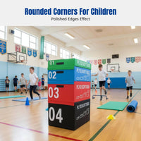 Kindergarten Vaulting Box, Wooden Detachable Gymnastics Equipment, Multitier Training for Children