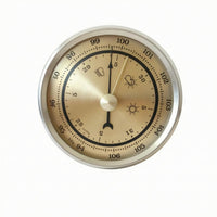 Round Analog Weather Instrument with Scale Air Pressure Meter Traditional Design Air Pressure Meter