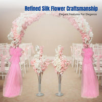 Floral Wedding Arch, Silk Flower Gate, Decorative Frame for Event, Shop Opening, Party Arrangement