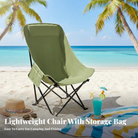 Detachable Leg Rest Adjustable Moon Seat with Footrest Includes Carrying Bag Reclining Camp Chair with Footrest Breathable textile Folding Lounger sturdyDuty for Beachand travelersers, Families, Camping, Fishing, outdoor meal, outdoor meals
