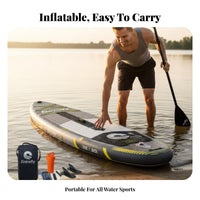 Inflatable Upright Paddleboard Lightweight Inflatable Upright Paddle Board Stand-up Paddleboard Board Kit Non-Slip Deck