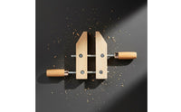 Parallel Clamp with Wooden Body Wooden Manual Screw Fastener Clamp Heavy-Duty Tool for Luthier, Workshop, Instrument Making