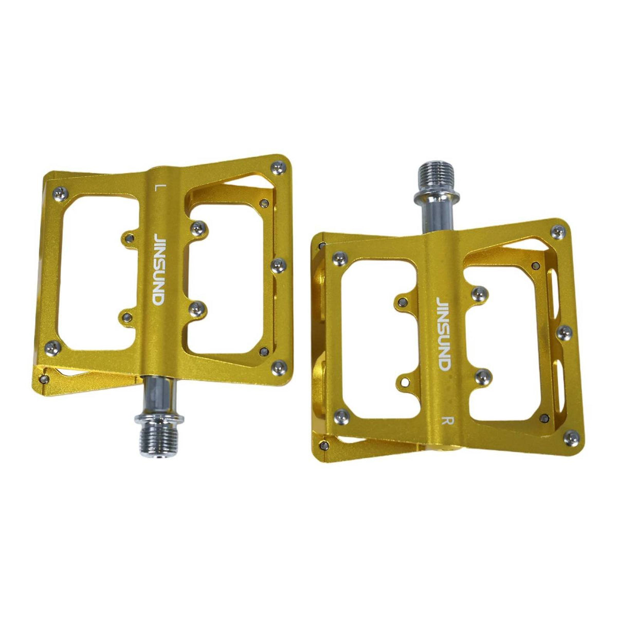 2 Pieces 3 Bearing Mountain Bike Pedal Hollow Design Aluminum Alloy Pedal High Strength for Away from Paved Roads-Road Cycling