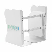 Adjustable Width Expandable Bookstand Space-Saving upright Compartment Sorter foldable Book Holder Sturdy Construction for Students, educators, Home Users, Desk, School, Study Room, Book Rack