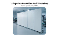 Mobile Design Modular Separateice Partition Foldable Freestanding Modular Screen Creates Privacy Room Divider Flexible Combination for Workshop Supervisors, Facility Planners, unobstructedPlan Areas, Workstation, Meeting Area, Exhibition Hall