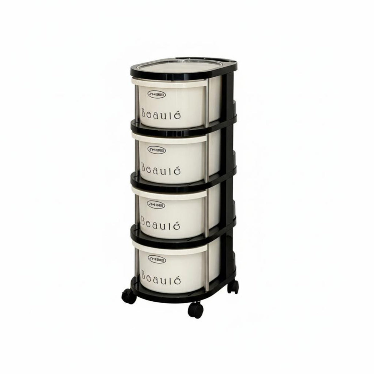 Mobile & Portable Multi-Tier Organizer with Drawers Multipurpose Rolling Multi-Drawer Trolley Space Saving Household Storage 360-Degree Casters for Homeowners, Office Workers, Living Room, Bedroom, Kitchen, Bathroom