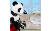 Cute Panda Golf Head Cover Safeguarding Cartoon Creature Golf Cover All-Around Protection Panda Headcover Scratch Resistant for Golfers