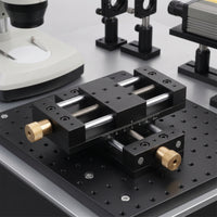 Precision Displacement Stage Stable Manual Linear Stage Sturdy Sliding Table for Researchers, Hobbyists, Scientific Facility