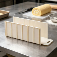 Pull-out Swiss Roll Cutter Convenient Cake Roll Slicing Tool Easy to Clean Compact for Baking Prep