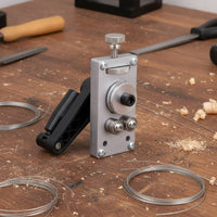 Guitar Fret Wire Bender with Adjustable Thumb Wheel Fretwire Bender with Crank Handle Quick Fret Wire Straightening Tool for Luthier Shop