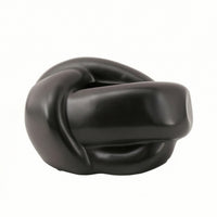 Ceramic Tissue Box Holder Decorative Knot Tissue Box Cover Modern Dispenser for Office