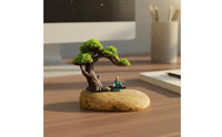 Realistic Design Artificial Welcome Conifer Tree Handmade Bonsai Accessory for DIY Enthusiasts, Rockery, Terrarium, Desktop