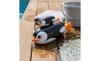 Cartoon Eyes Electric Swimming Penguin Toy Rounded Edges Electric Penguin Toy Waterproof Floating Animal Bath Set Motorized