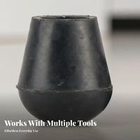 Rubber Cane Tips Wear Resistant Cane Bottom Tips Anti Slip Walking Caps