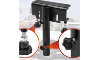 Truck Bed Flagpole Mount Rust-Resistant Truck Bed Flagpole Holder Coated Bracket for Tailgating, Campsite