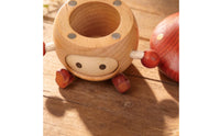 Mushroom Storage Box Wooden Box with Lid Sturdy Wooden Container with Lid for Desk