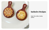 Pizza Hair Accessory Creative Design Food Hair Accessory Simulation Food Hairpin Cute Vision-Catching for Foodies