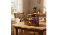 Compact Ice Cube Tray with Lid and Bin Translucent Ice Cube Tray with Bin Stackable Container Reusable for Countertop