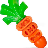 Carrot-Shaped Pet Chew Toy for Dogs, Durable Nylon