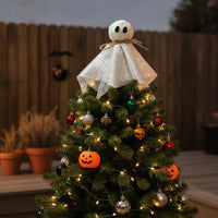 Lightweight Halloween Ghost Tree Topper Spooky Ghost Tree Topper Cute Decoration Sturdy