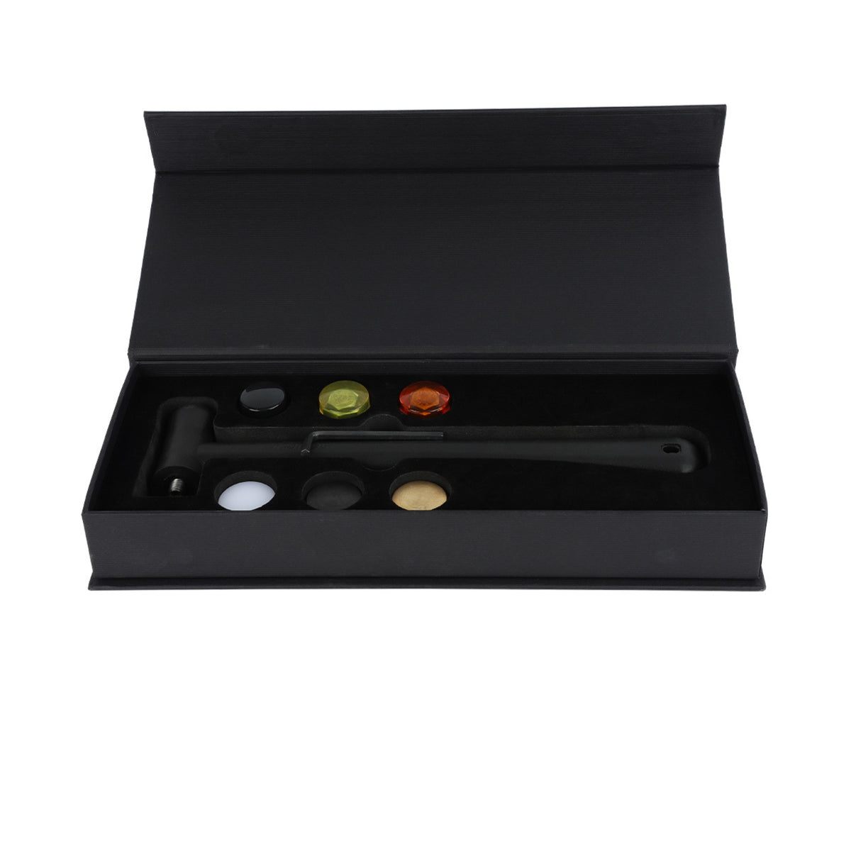 Precision Hammer with Replaceable Heads Multi-Purpose Hammer with Carry Case Compact Tool Rust Resistant for Jewelry Making