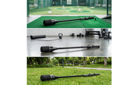 Golf Swing Training Non-Slip Golf Practice with Weight Bar Loosening for Golfers, Beginners