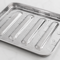 Hygienic Kitchen Lid Organizer, 304 Stainless Steel Sink Lid Holder, Rust-Proof Silver Lid Rack, for Large Families