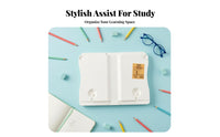 Multi-Functional Adjustable Book Stand stable leaf holders Foldable perusing Easel Portable School Supply Non-Slip Base for Office Workers, Musicians, Classroom, Study Room, Library, Bedroom