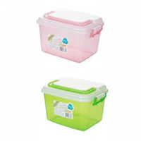 Portable Storage Case Transparent Design Handled Storage Case clear frame
