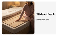 SturdyDuty rollable Slatted Bed Board Anti-Sagging Mattress Support Breathable Bedroom Furniture Lowheight for Seniors, Students, Homeowners, Guest Room, On Floor, RV