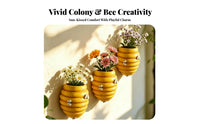Rounded Bee Wall Planter Decorative Bee Nest Plant Pot