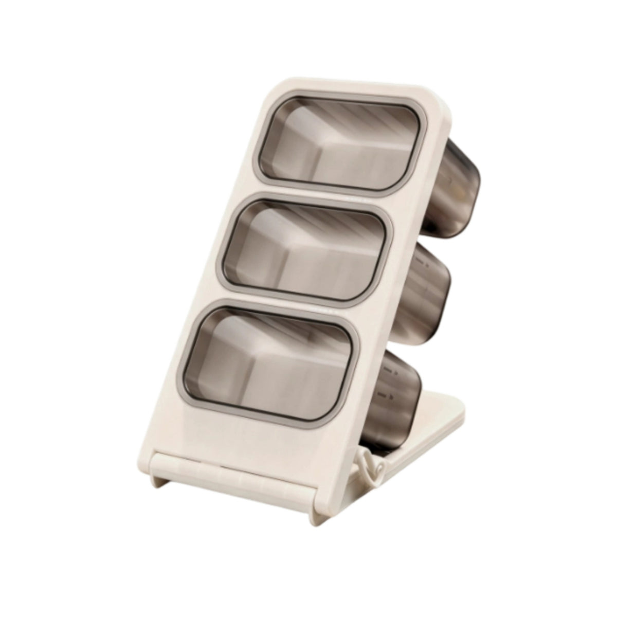 Slanted Desktop Pen Holder Tilted Slanted Pen Holder Foldable Desk Organizer Space-Saving Stationery Storage Organizer
