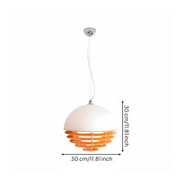 Modernist Pendant Light Adjustable Cord Sunset Hanging Lamp Easy Install Mid Period Pendant Light