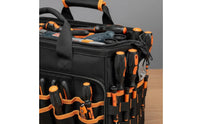 Heavy Duty Tool Bag Wear Resistant Multi-Compartment Tool Tote Oxford Cloth for Carpenters, Plumbers