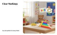 8 Pieces Rainbow Colored 8-Note Diatonic Sound ability Development 8-Tone Diatonic tube set Interactive Play Music Education Tool Promotes collaborative building for educators, Kindergarten, Home