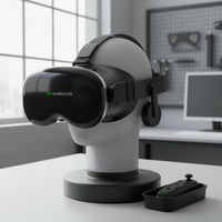Private Home Theater 3D Movie Headset Adjustable VR Headset Controller Control Included Head Mounted Display Anti-Blue Light for Gamers, Gaming