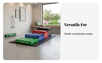 4 Pieces 4-Level Foam Fitness Box Shock Absorbing Soft Plyo Box Set Stackable Bound Boxes Adjustable Height for Children